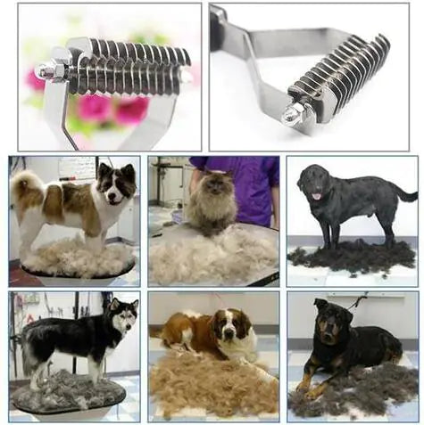 Pet Detangling and De-shedding Brush