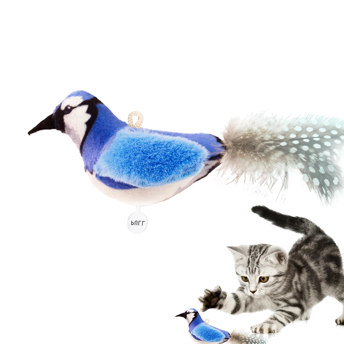 Chirp Sound Plush Bird Toy