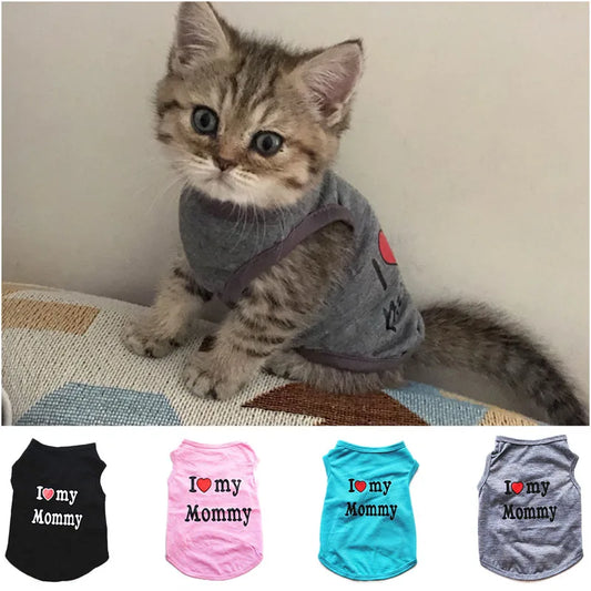 Printed Cat Vest
