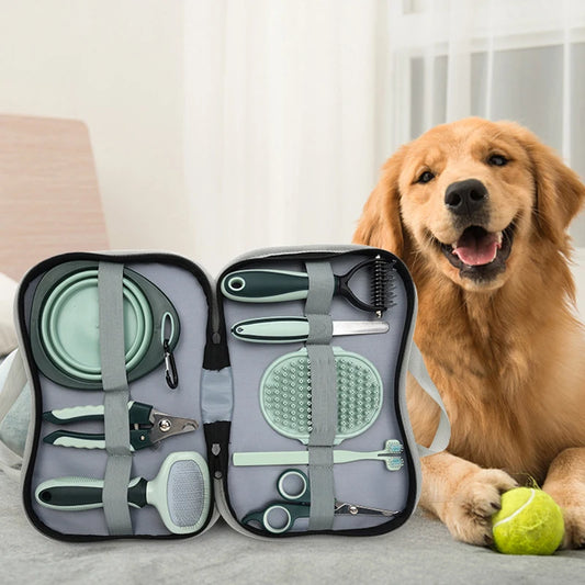 8-in-1 Pet Grooming Kit for Dogs & Cats