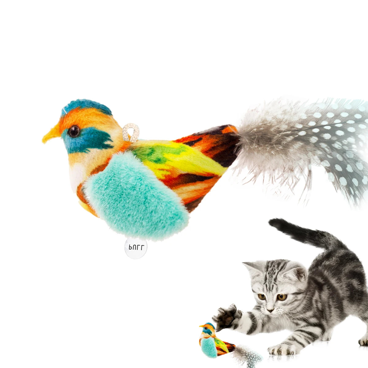 Chirp Sound Plush Bird Toy