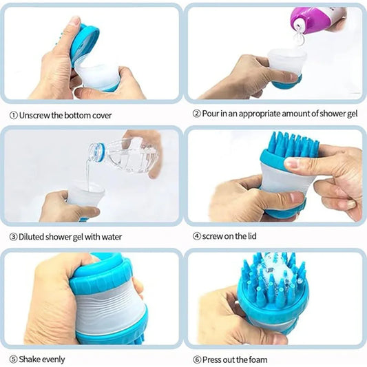 Soft Silicone Pet Bath Brush