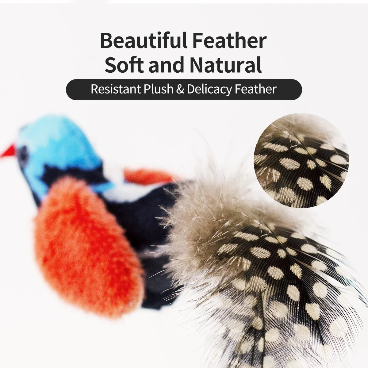 Chirp Sound Plush Bird Toy