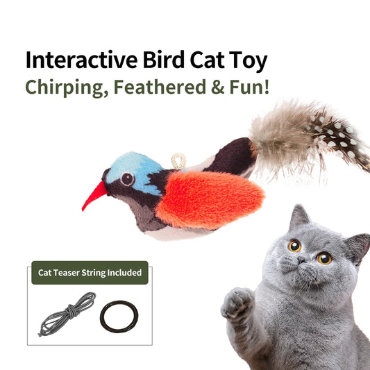 Chirp Sound Plush Bird Toy