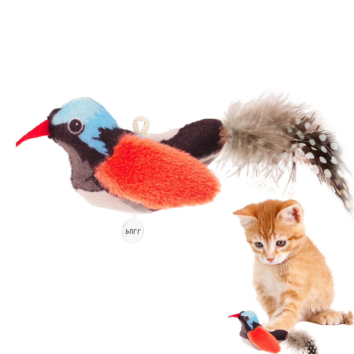 Chirp Sound Plush Bird Toy
