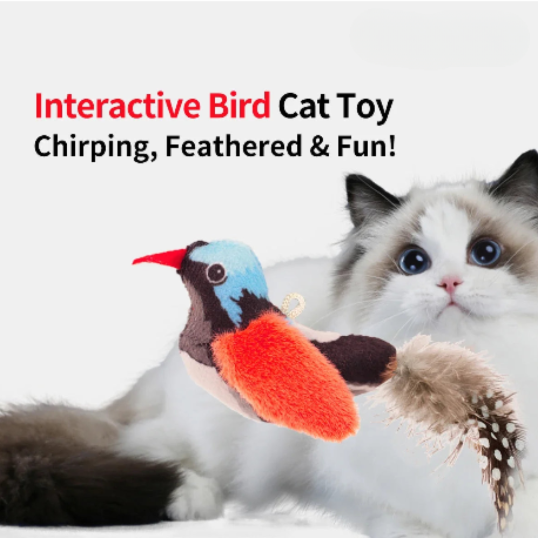 Chirp Sound Plush Bird Toy